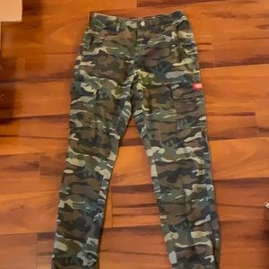 camo cargo dickie pants